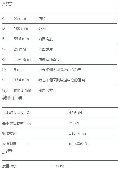 耐高BOB手机网页温外球面轴承 UC211VA228 耐磨抗腐蚀650度高温环境(图3)